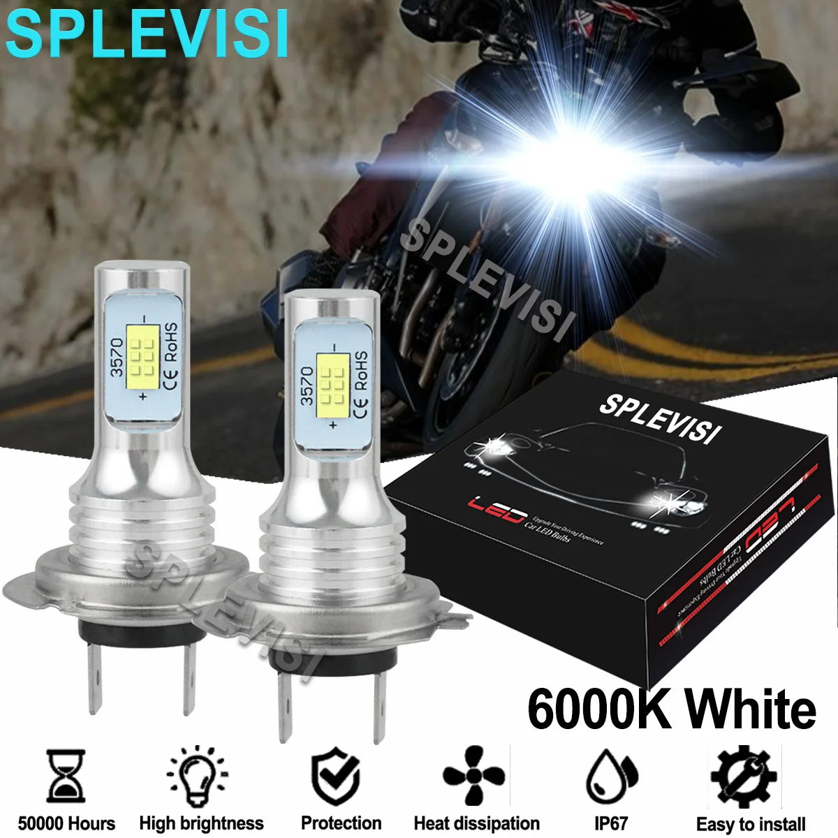 2PCS 6000K White Motorcylce 35W LED Headlight Bulbs For Kawasaki Z1000 2003-2013 Ninja ZX10R ZX1000 2015-2016ZX1000 ABS2015-2016
2PCS 6000K White Motorcylce 35W LED Headlight Bulbs For Kawasaki Z1000 2003-2013 Ninja ZX10R ZX1000 2015-2016ZX1000 ABS2015-2016