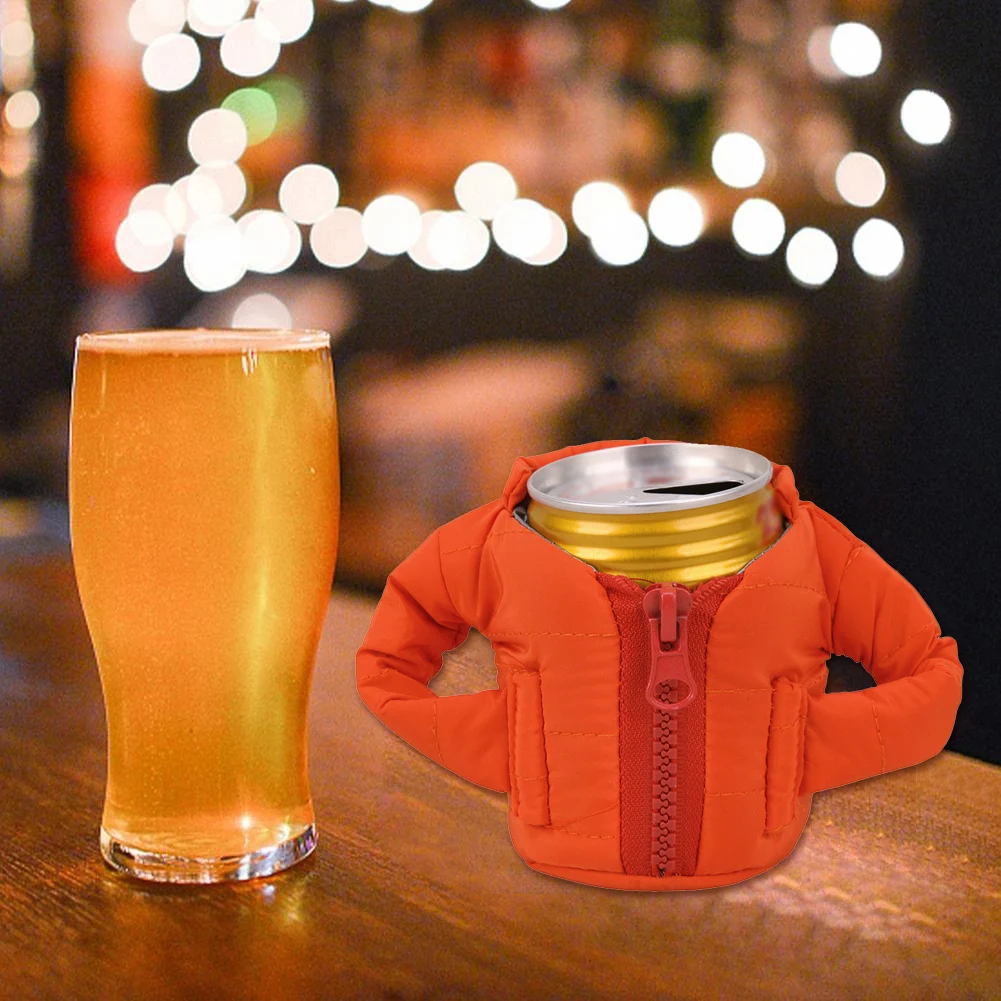 Cola Bottle Insulation Cover Zipper Jacket Shape Creative Keeping Cool Beer Beverage Can Holder Party Funny Gifts 2022 New
Cola Bottle Insulation Cover Zipper Jacket Shape Creative Keeping Cool Beer Beverage Can Holder Party Funny Gifts 2022 New