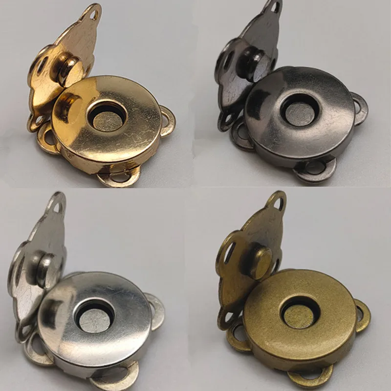 5sets/lot Magnet Buckle Metal Snap Fasteners Buttons DIY Sewing Garment Accessories Materials Wallet Craft Bags Buckle 15mm 19mm
5sets/lot Magnet Buckle Metal Snap Fasteners Buttons DIY Sewing Garment Accessories Materials Wallet Craft Bags Buckle 15mm 19mm