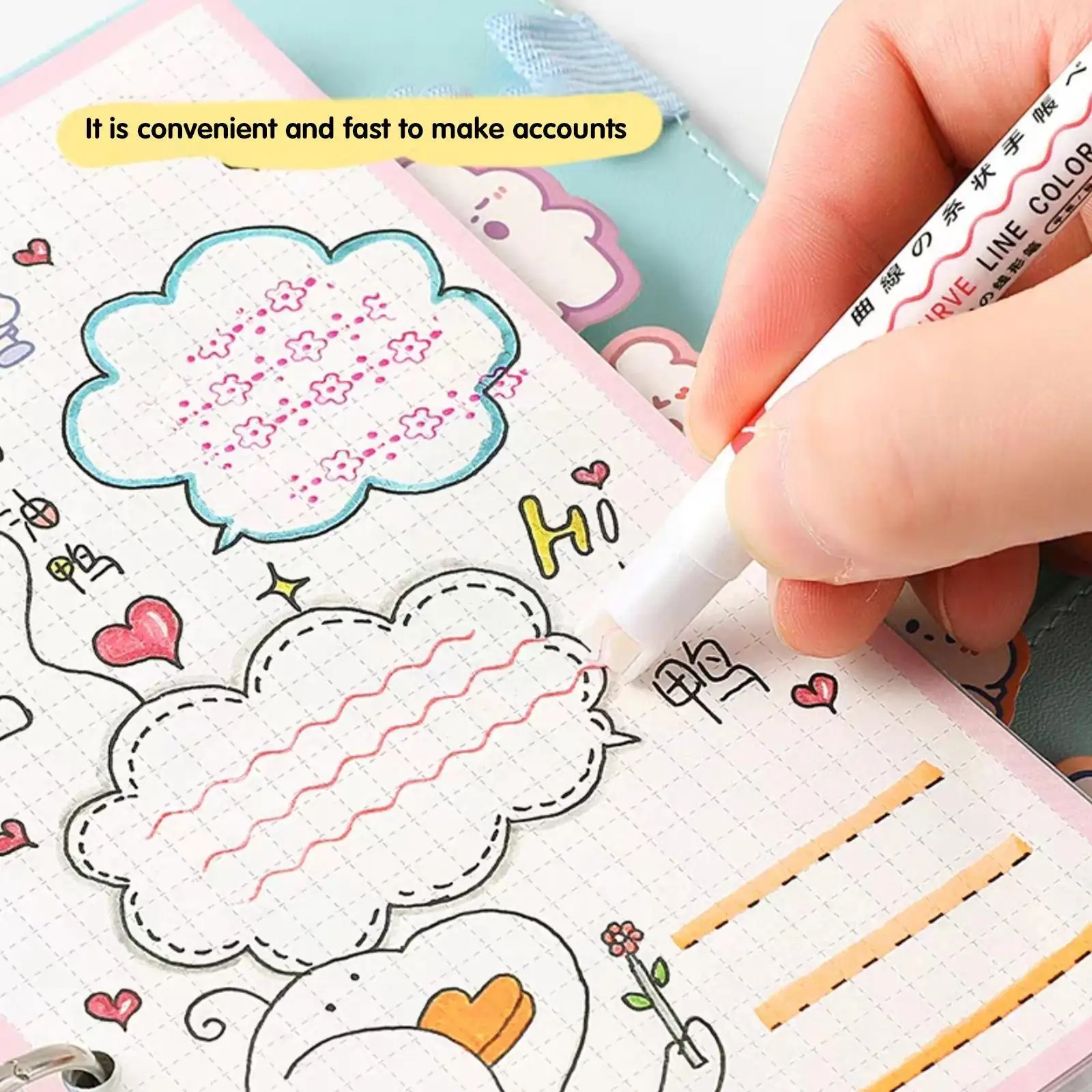 6 Colors/box Flower Contour Pen Highlighter Wave Pen Set Marker Art Kawaii Pen Stationery Marker Japanese Cute Fluorescent B7g0
6 Colors/box Flower Contour Pen Highlighter Wave Pen Set Marker Art Kawaii Pen Stationery Marker Japanese Cute Fluorescent B7g0