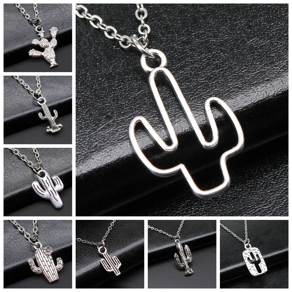 8 Styles Cute Cactus Necklace Hollow Cactus Pendant Necklace For Women Girl Party Gift Antique Silver Color Plated Dropshipping
8 Styles Cute Cactus Necklace Hollow Cactus Pendant Necklace For Women Girl Party Gift Antique Silver Color Plated Dropshipping