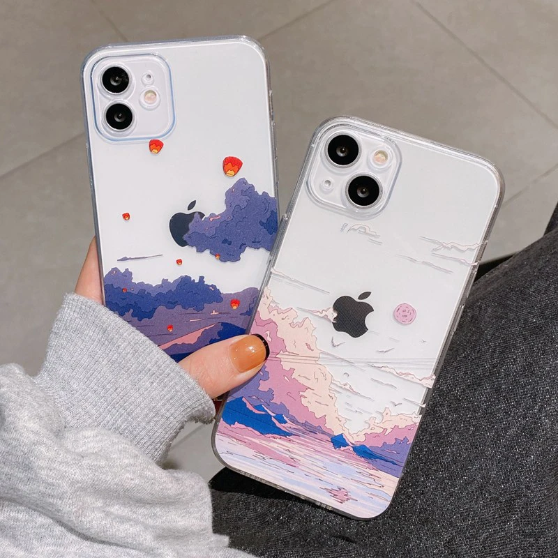 Couple Aesthetic Snow Mountain Transparent Phone Case For iPhone 13 12 11 Pro Max XR XS 7 8Plus Luxury Clear Soft Silicone Cover
Couple Aesthetic Snow Mountain Transparent Phone Case For iPhone 13 12 11 Pro Max XR XS 7 8Plus Luxury Clear Soft Silicone Cover