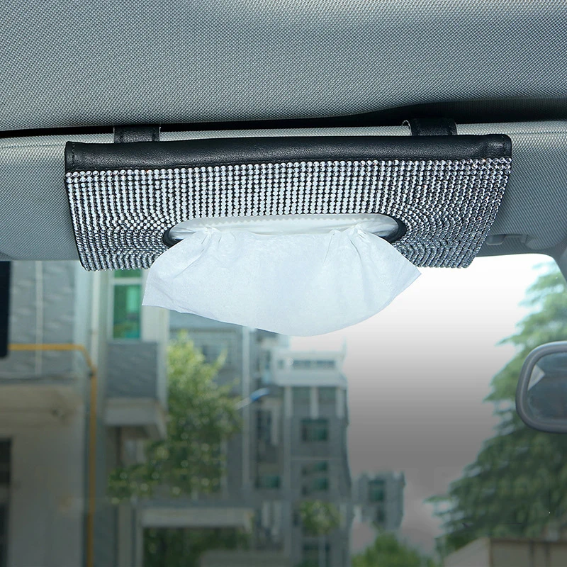 Car Diamond-Studded Sun Visor Tissue Box Fashion Products Sunscreen, High Temperature Resistance, No Peculiar Smell
Car Diamond-Studded Sun Visor Tissue Box Fashion Products Sunscreen, High Temperature Resistance, No Peculiar Smell