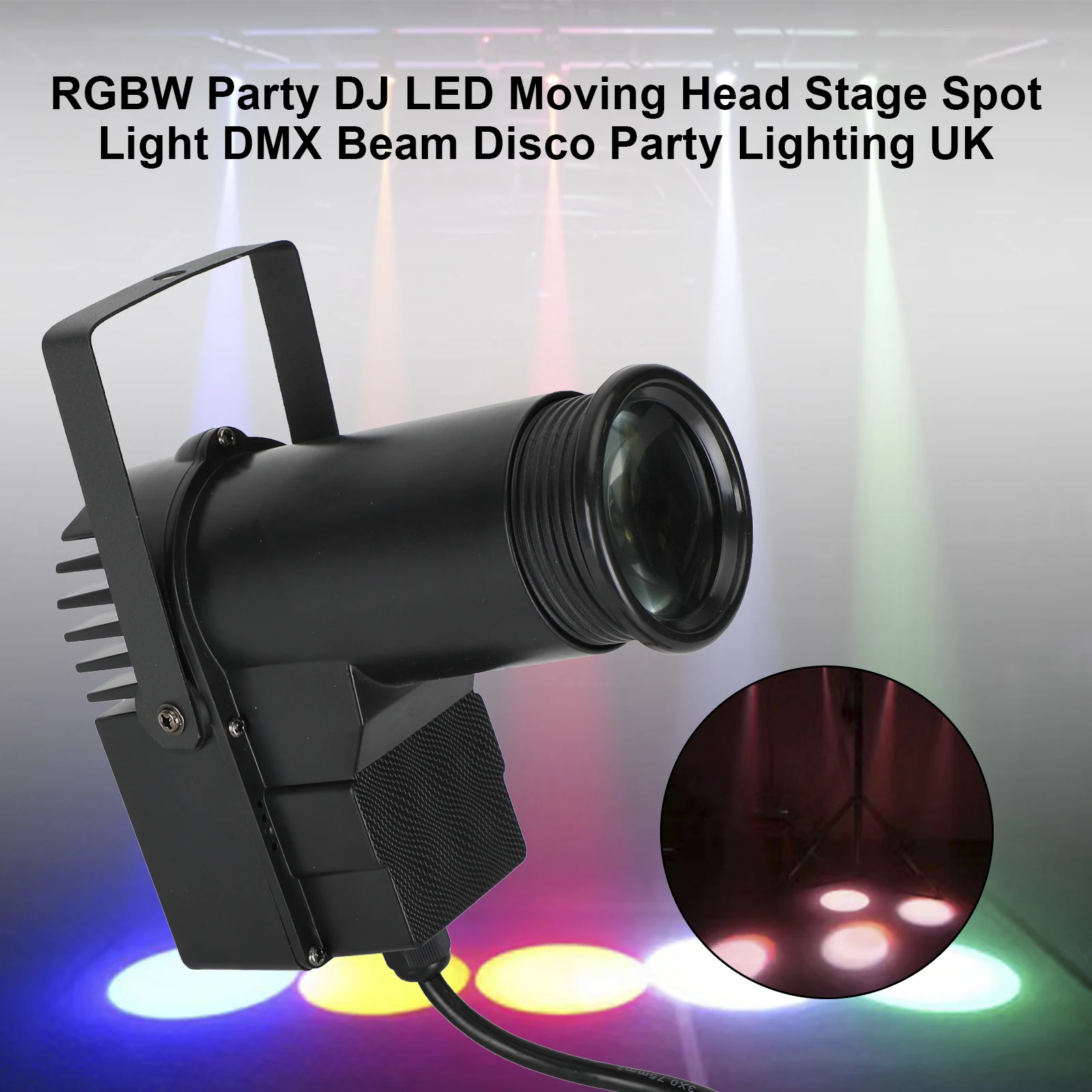 Areyourshop RGBW Party DJ LED Moving Head Stage Spot Light DMX Beam Disco Party Lighting UK
Areyourshop RGBW Party DJ LED Moving Head Stage Spot Light DMX Beam Disco Party Lighting UK