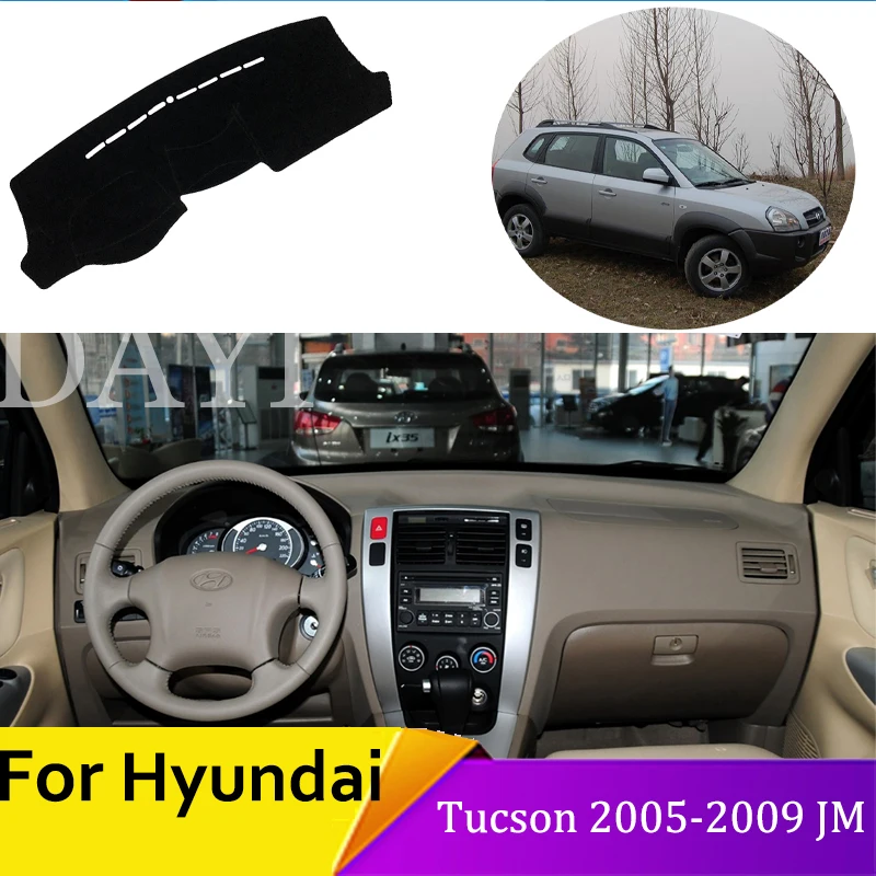 Противоскользящий коврик для приборной панели, Накладка для Hyundai Tucson 2005 2006 2007 2008 JM, внутренние противоскользящие автомобильные аксессуары
Противоскользящий коврик для приборной панели, Накладка для Hyundai Tucson 2005 2006 2007 2008 JM, внутренние противоскользящие автомобильные аксессуары