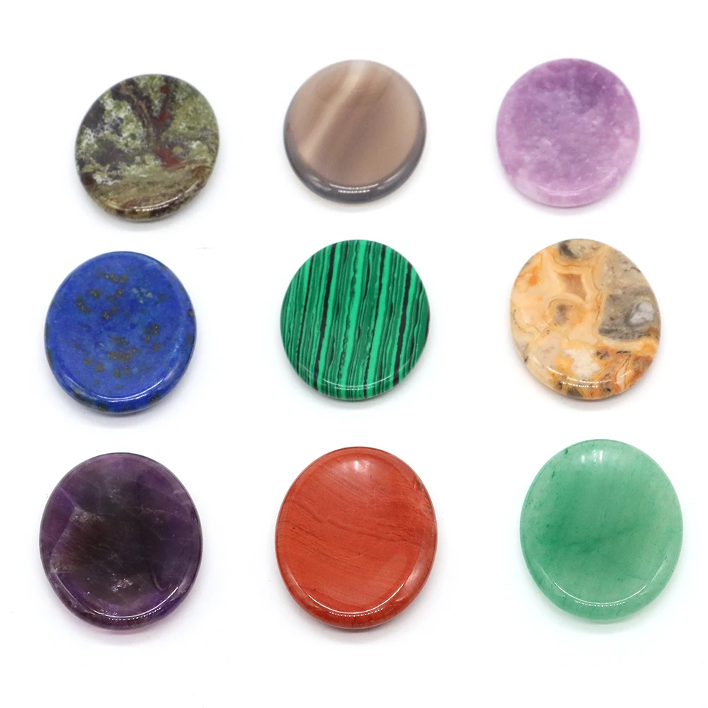 35x45mm Forget Worry Stone Massage Stone 7 Chakra Crystal Healing Success Health Wealth Reiki Home Energy Gemstone Christma Gift
35x45mm Forget Worry Stone Massage Stone 7 Chakra Crystal Healing Success Health Wealth Reiki Home Energy Gemstone Christma Gift
