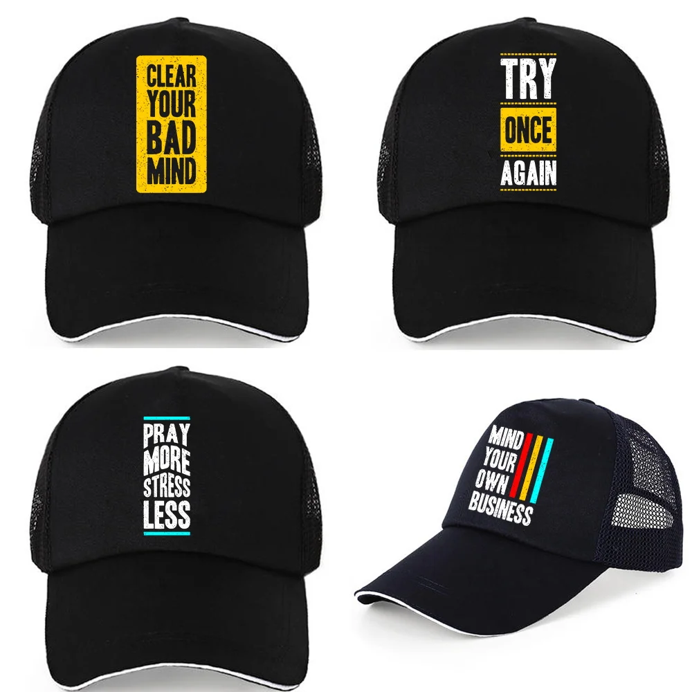 Women Pure Cotton Mesh Baseball Caps Summer Street UV-proof Sun Hats Phrase Series Fishing Cap Casual Adjustable Back Buckle Hat
Women Pure Cotton Mesh Baseball Caps Summer Street UV-proof Sun Hats Phrase Series Fishing Cap Casual Adjustable Back Buckle Hat