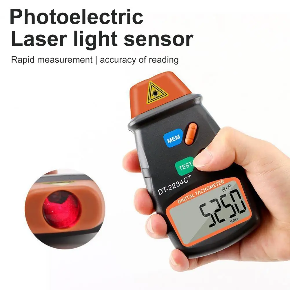 DT2234C+ Photo Tachometer Non-contact Wide Measuring Range Mini RPM Tach Speed Gauge Speedometer for Industrial Production
DT2234C+ Photo Tachometer Non-contact Wide Measuring Range Mini RPM Tach Speed Gauge Speedometer for Industrial Production