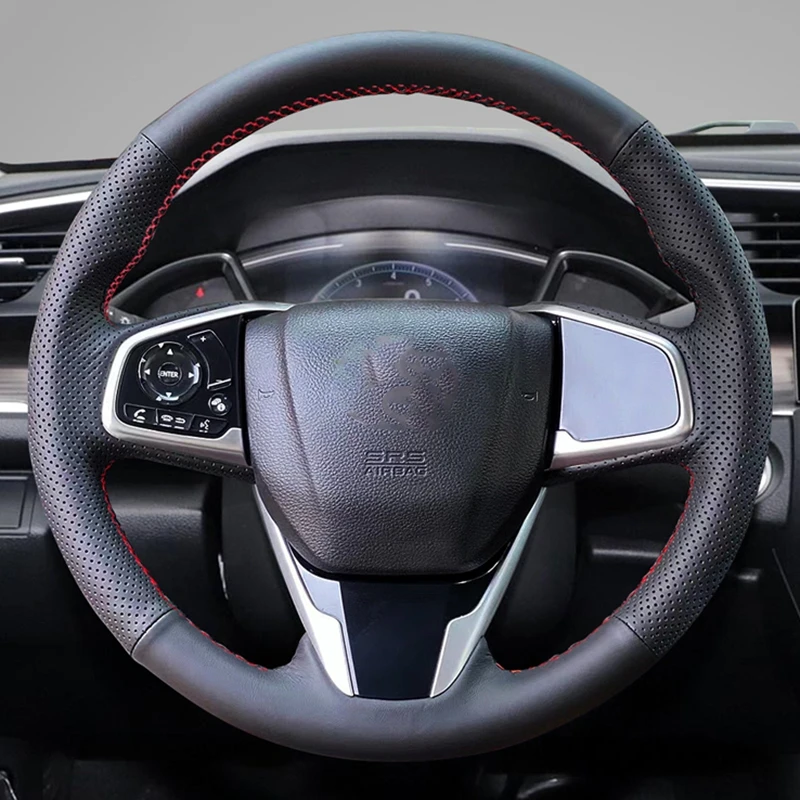 Противоскользящая оплетка рулевого колеса из натуральной кожи для Honda Civic Civic 10 2016-2019 CRV CR-V 2017-2019 Clarity 2016-2018
Противоскользящая оплетка рулевого колеса из натуральной кожи для Honda Civic Civic 10 2016-2019 CRV CR-V 2017-2019 Clarity 2016-2018