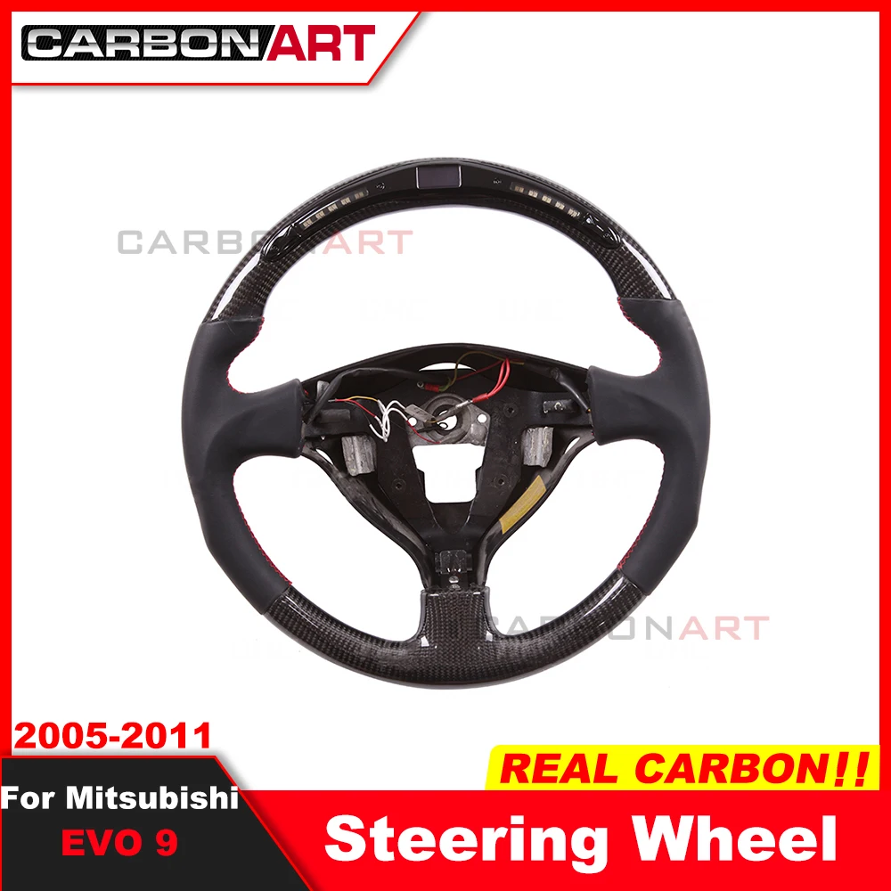 customized LED display carbon fiber steering wheel for EVO 9 LED Racing carbon fiber steering wheel for evo 2005-2011
customized LED display carbon fiber steering wheel for EVO 9 LED Racing carbon fiber steering wheel for evo 2005-2011