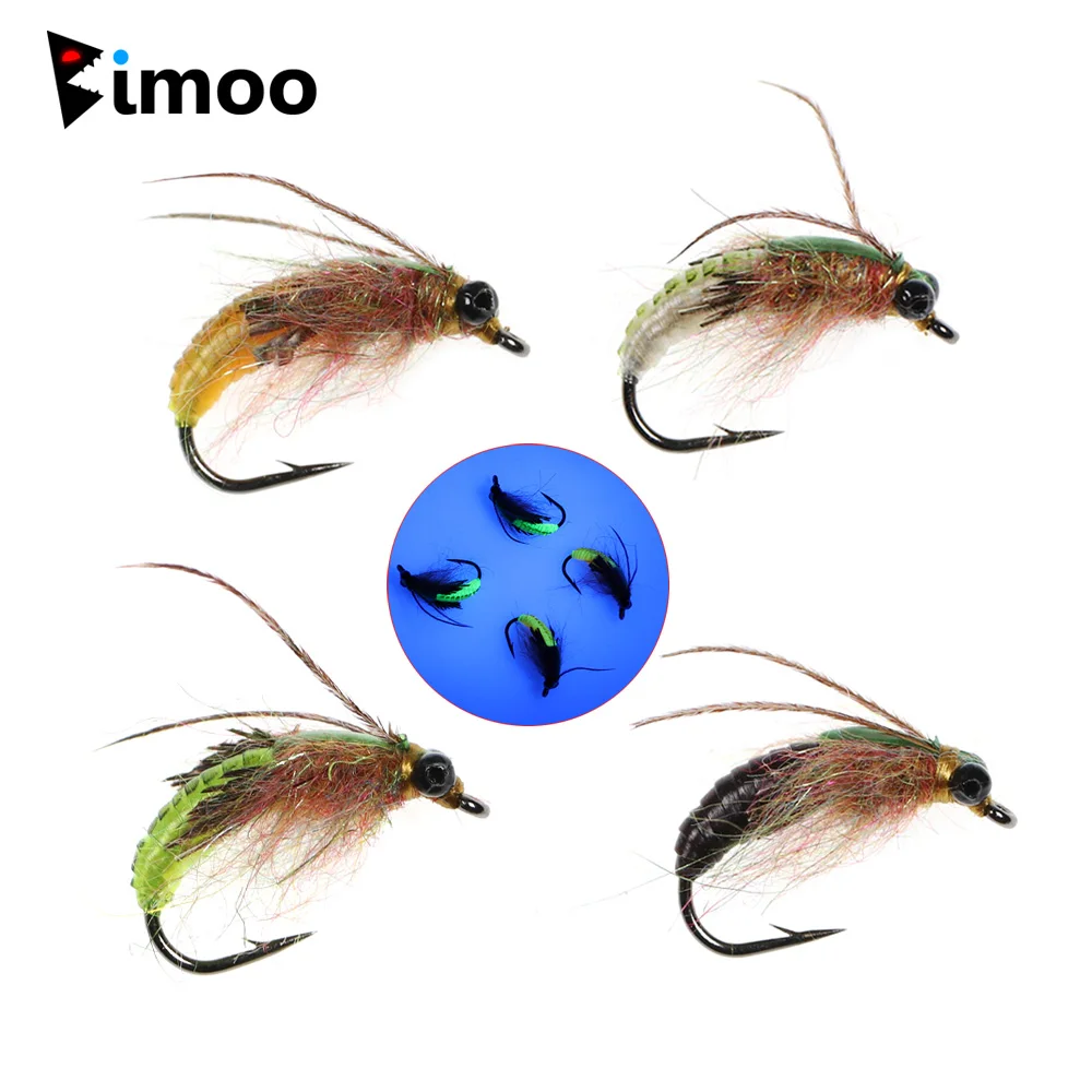 Bimoo 8PCS #8 #10 Chain Beadhead Nymph Scud Fly for Trout Fishing Nymph Artificial Insect Bait Lure Caddis Fishing Fly
Bimoo 8PCS #8 #10 Chain Beadhead Nymph Scud Fly for Trout Fishing Nymph Artificial Insect Bait Lure Caddis Fishing Fly