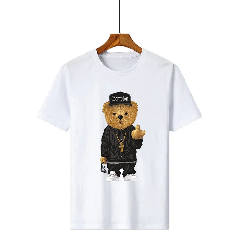 Men Fashion Bear Print T-shirts Summer Short Sleeve O-neck Casual Tees for Man Harajuku Designer Tops for Male Oversize Clothing
Men Fashion Bear Print T-shirts Summer Short Sleeve O-neck Casual Tees for Man Harajuku Designer Tops for Male Oversize Clothing