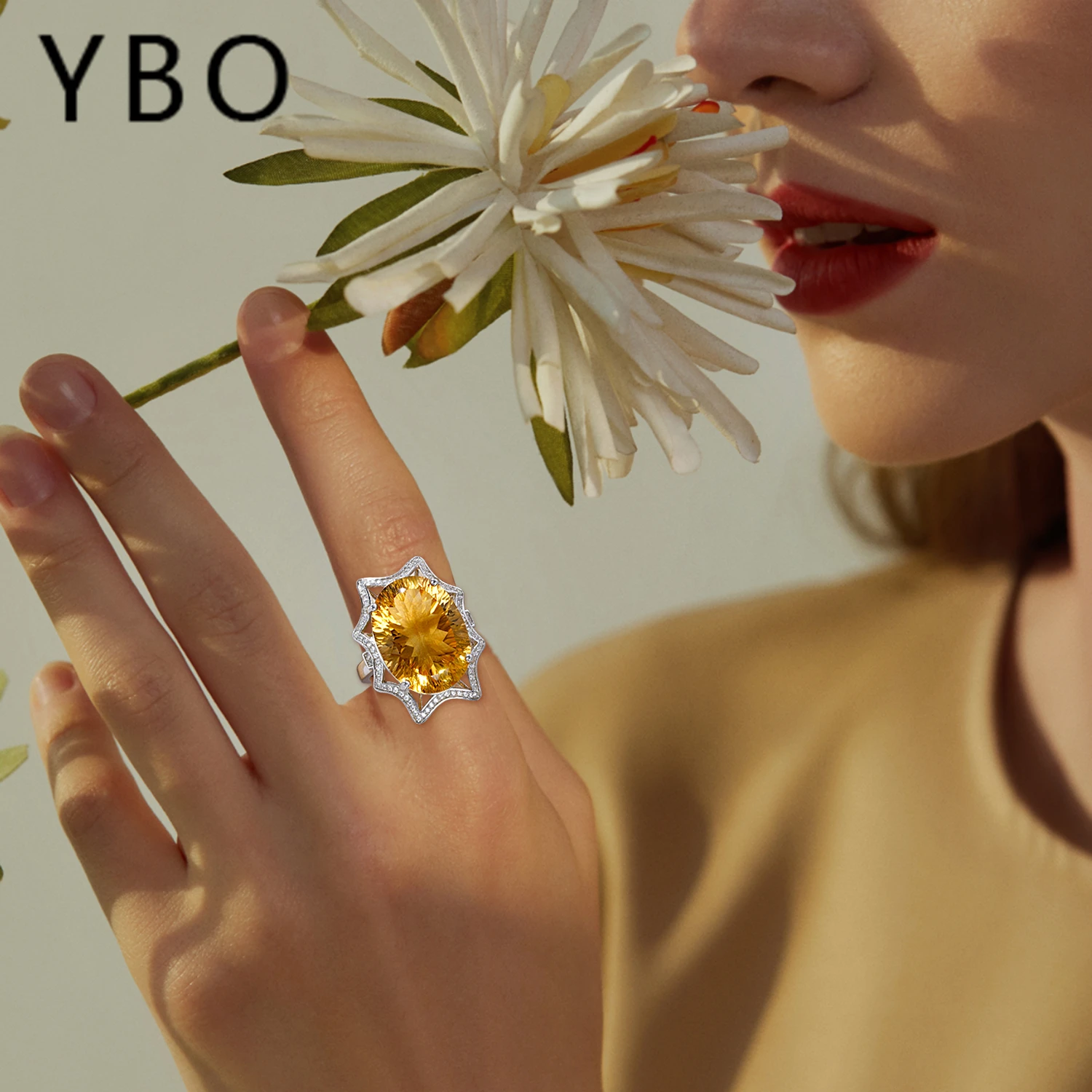 YBO Women 100% 925 Sterling Silver Natural 18.2Ct Citrine Rings Luxury Gemstone Jewelry Wedding Party Dating Anniversary Jewels
YBO Women 100% 925 Sterling Silver Natural 18.2Ct Citrine Rings Luxury Gemstone Jewelry Wedding Party Dating Anniversary Jewels