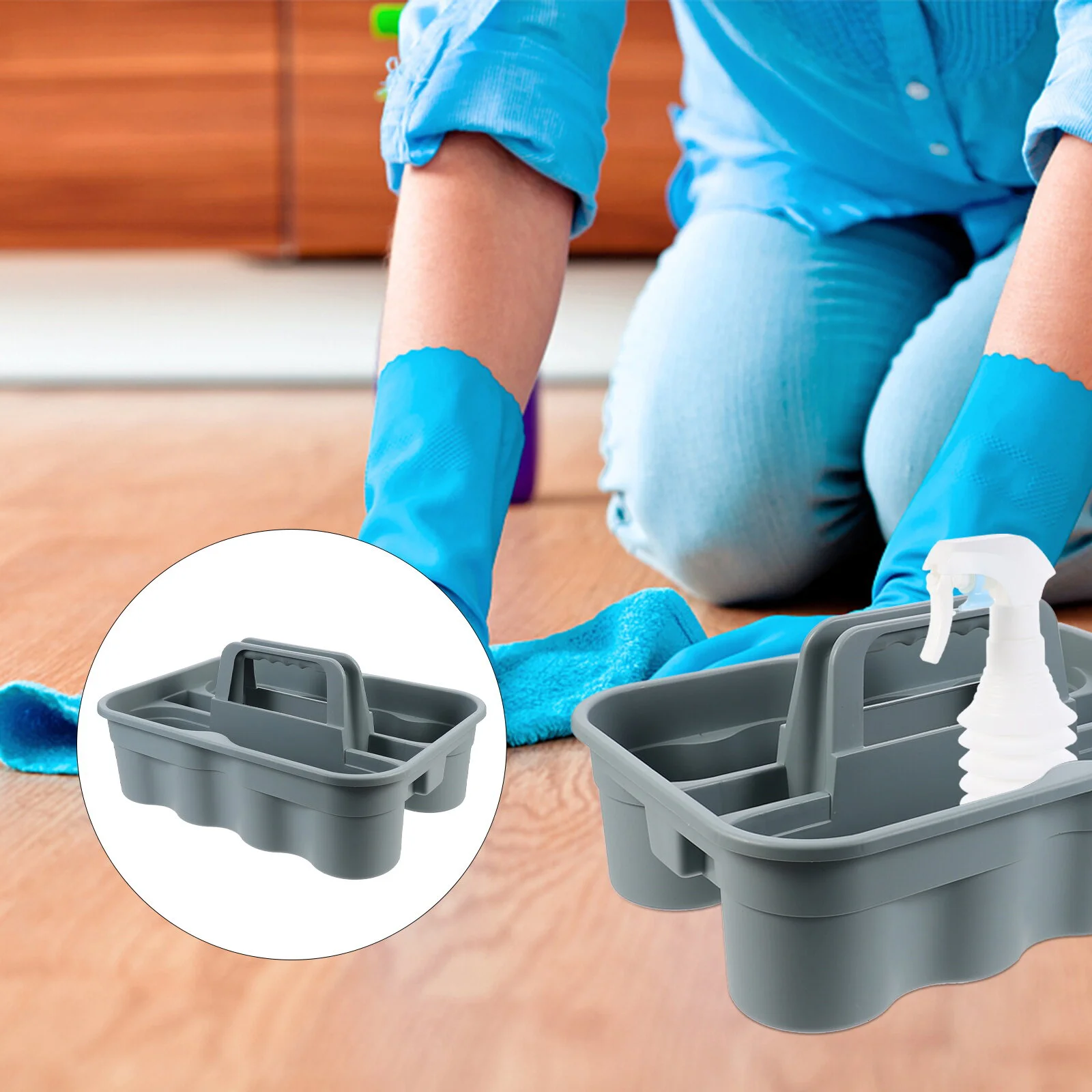 Cleaning Basket Multi Compartments Tool Organizer Carrier Plastic Go Containers Box Serving Trays Storage Case
Cleaning Basket Multi Compartments Tool Organizer Carrier Plastic Go Containers Box Serving Trays Storage Case
