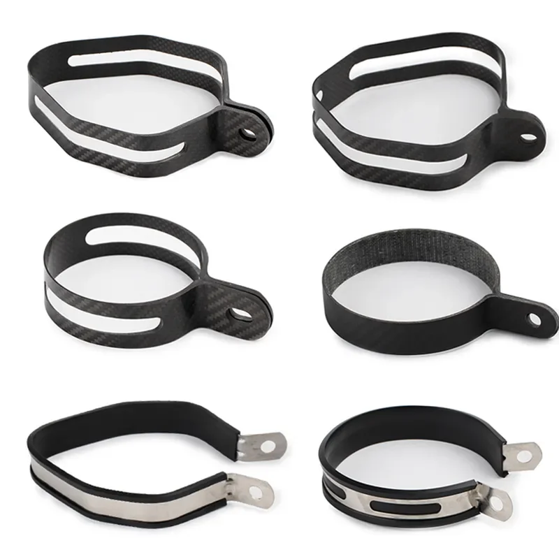 Universal carbon fiber bracket clamp retaining ring support bracket for motorcycle exhaust muffler sc Escape Moto exhaust pipe
Universal carbon fiber bracket clamp retaining ring support bracket for motorcycle exhaust muffler sc Escape Moto exhaust pipe