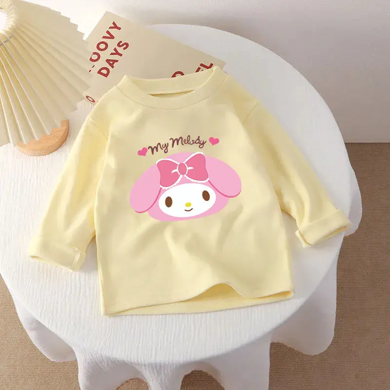 Sanrio Children Kuromi Delong Shirt Inner Wear Anime Figure Autumnwinter Keep Warm Long Sleeves T-Shirt Coat for Kids Kawaii Hot
Sanrio Children Kuromi Delong Shirt Inner Wear Anime Figure Autumnwinter Keep Warm Long Sleeves T-Shirt Coat for Kids Kawaii Hot