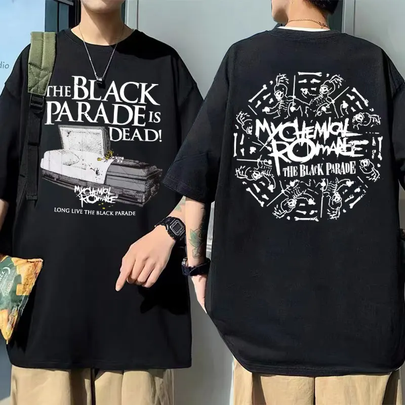 My Chemical Romance Mcr Dead Graphic Print Tshirt Black T-shirt Men's Oversized Tee Men Women Black Parade Punk Emo Rock T Shirt
My Chemical Romance Mcr Dead Graphic Print Tshirt Black T-shirt Men's Oversized Tee Men Women Black Parade Punk Emo Rock T Shirt