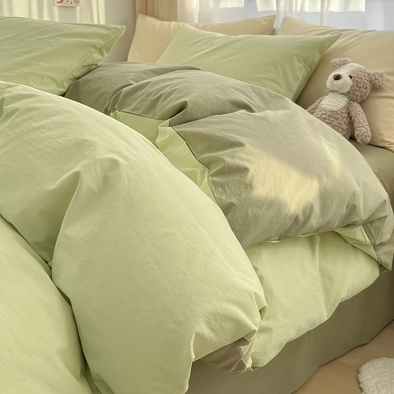Double Cute Beddings Sets Ultralight Selling Elegant Nordic Bedding Set Minimalist Aesthetic Edredones De Cama Home Furniture
Double Cute Beddings Sets Ultralight Selling Elegant Nordic Bedding Set Minimalist Aesthetic Edredones De Cama Home Furniture