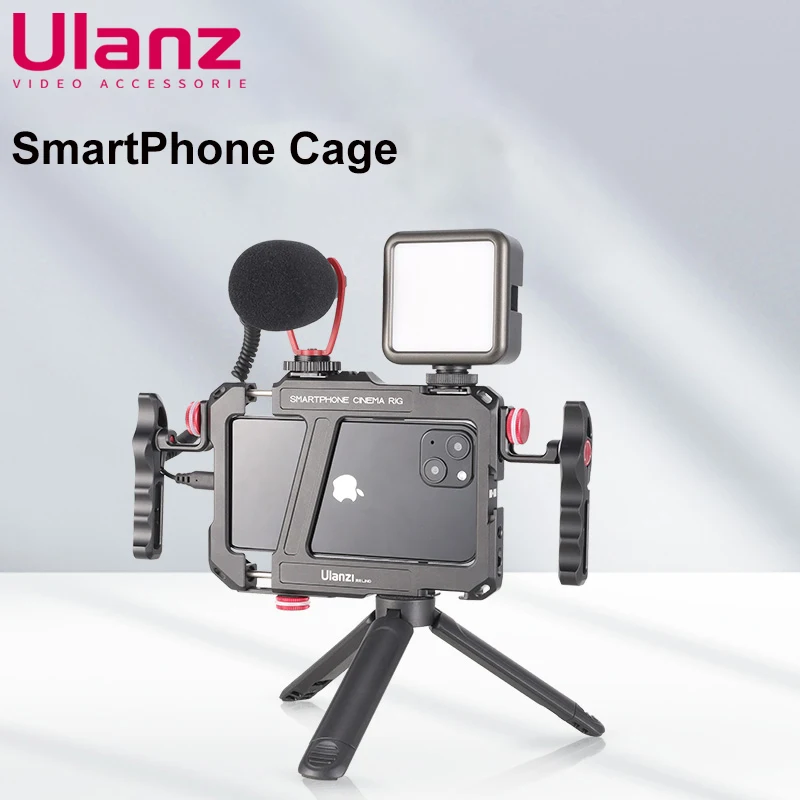 Ulanzi Lino Universal SmartPhone Cage for iPhone 13 Pro/Pro Max Protective Case Cage with Side Handle Rig for iPhone 13/12 311
Ulanzi Lino Universal SmartPhone Cage for iPhone 13 Pro/Pro Max Protective Case Cage with Side Handle Rig for iPhone 13/12 311