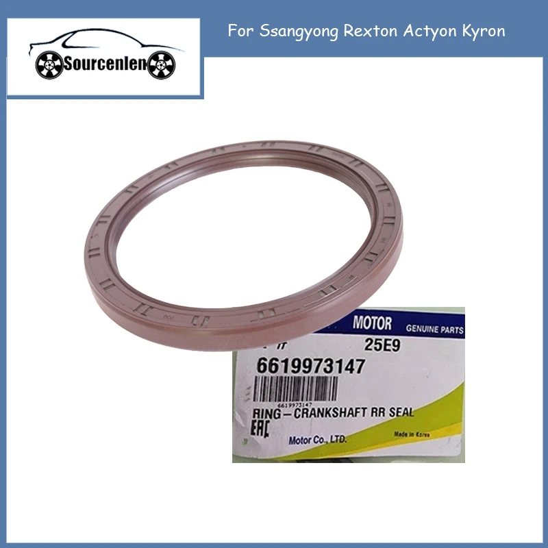 Brand New Genuine Ring-Crankshaft RR Seal 6619973147 for Ssangyong Rexton Actyon Kyron
Brand New Genuine Ring-Crankshaft RR Seal 6619973147 for Ssangyong Rexton Actyon Kyron
