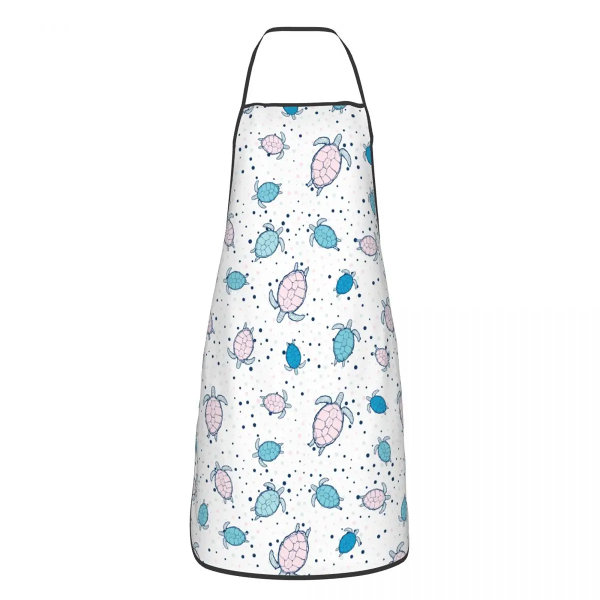 

Sea Turtle Animal Polyester Apron 52*72cm Kitchen Cuisine Bib Tablier Cooking Home Cleaning Pinafore for Men Women Chef