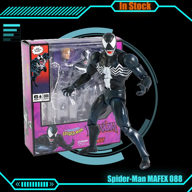 Экшн-фигурка Веном Человека-паука Mafex 088 аниме удивительная статуя человека-паука