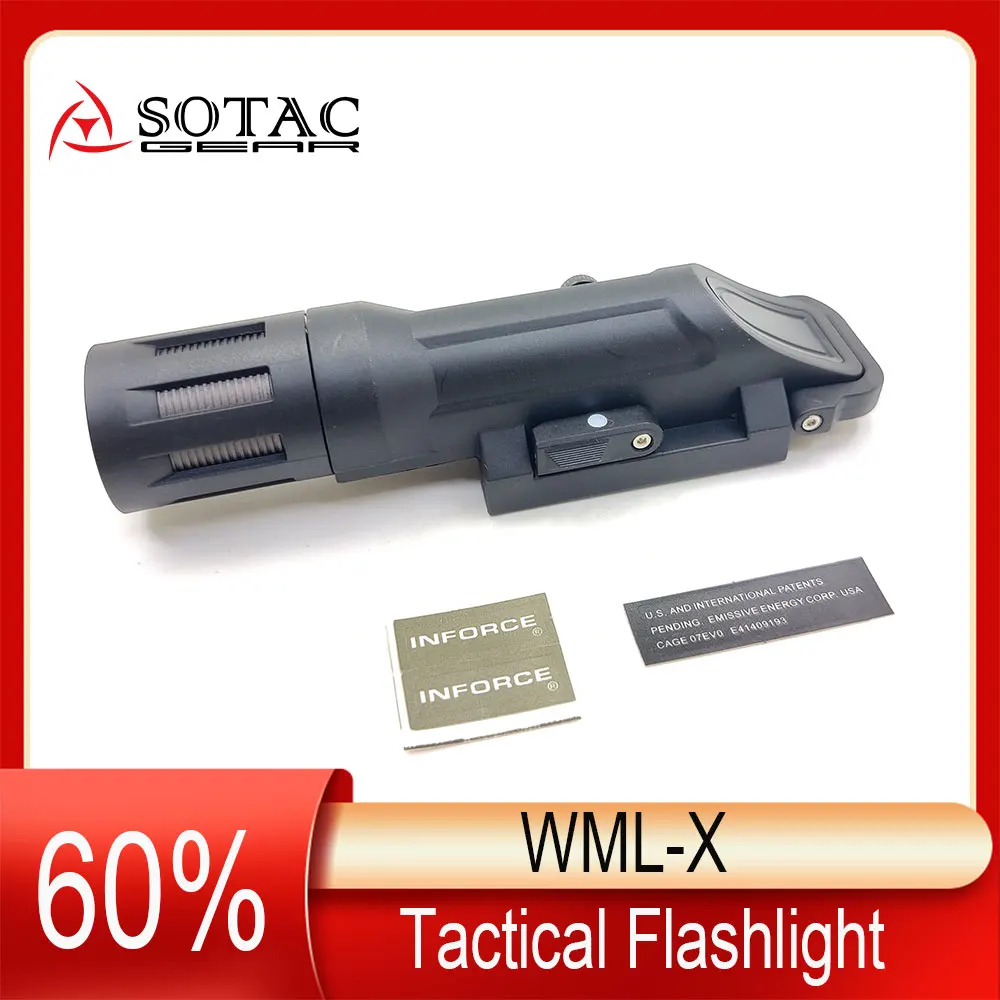Фонарик SOTAC оружия WML X, Внешний тактический разведывательный шлем, аксессуары для рельсовой Винтовки Пикатинни 20 мм
Фонарик SOTAC оружия WML X, Внешний тактический разведывательный шлем, аксессуары для рельсовой Винтовки Пикатинни 20 мм