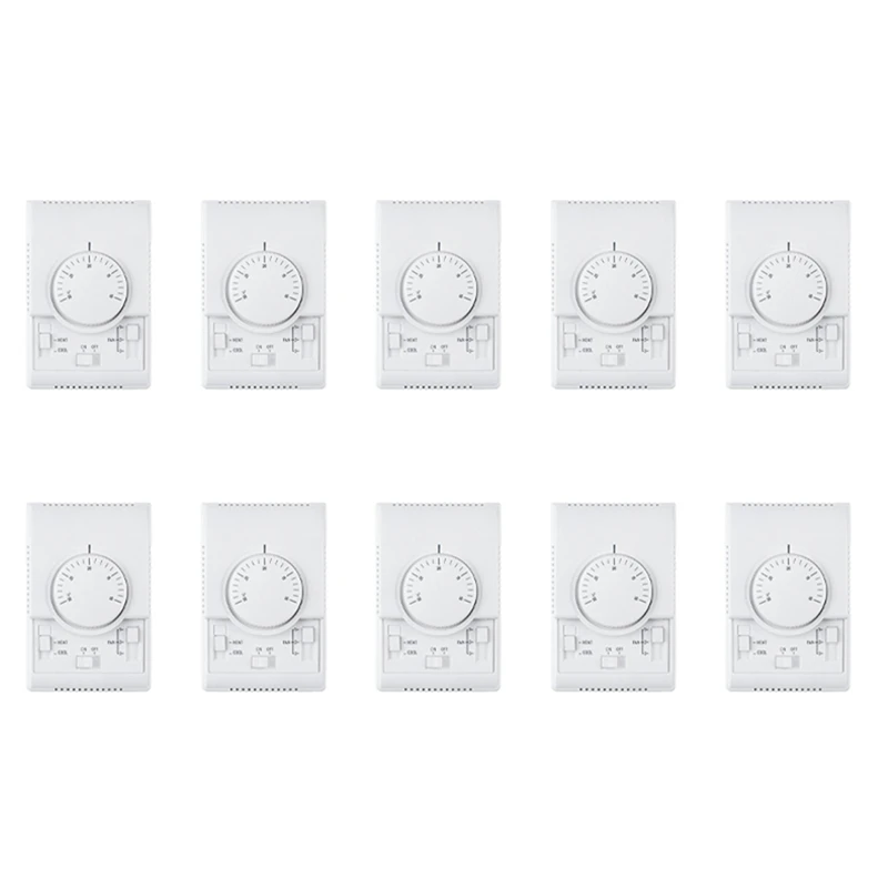 10X MT01 220VAC Room Mechanical Thermostat Air Conditioner Fan Coil Thermostat Temperature Controller Warm
10X MT01 220VAC Room Mechanical Thermostat Air Conditioner Fan Coil Thermostat Temperature Controller Warm