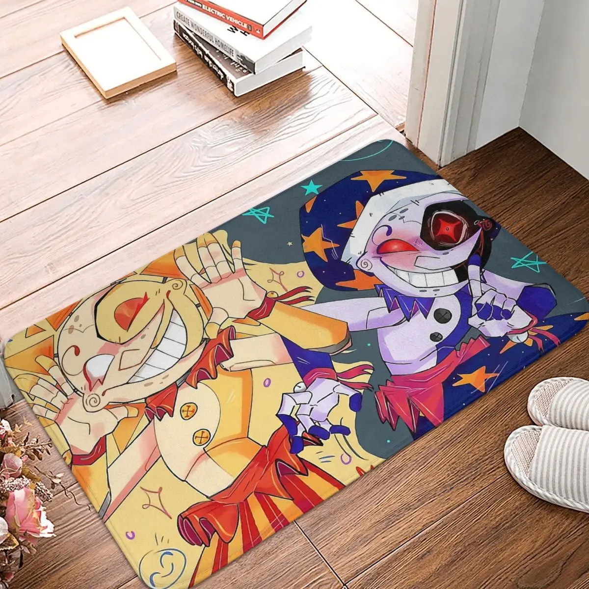 FNAF коврик для ванной с ужасными играми, Подсолнухи и капли, необходимый напольный коврик, кухонный ковер, уличный коврик, домашний декор
FNAF коврик для ванной с ужасными играми, Подсолнухи и капли, необходимый напольный коврик, кухонный ковер, уличный коврик, домашний декор