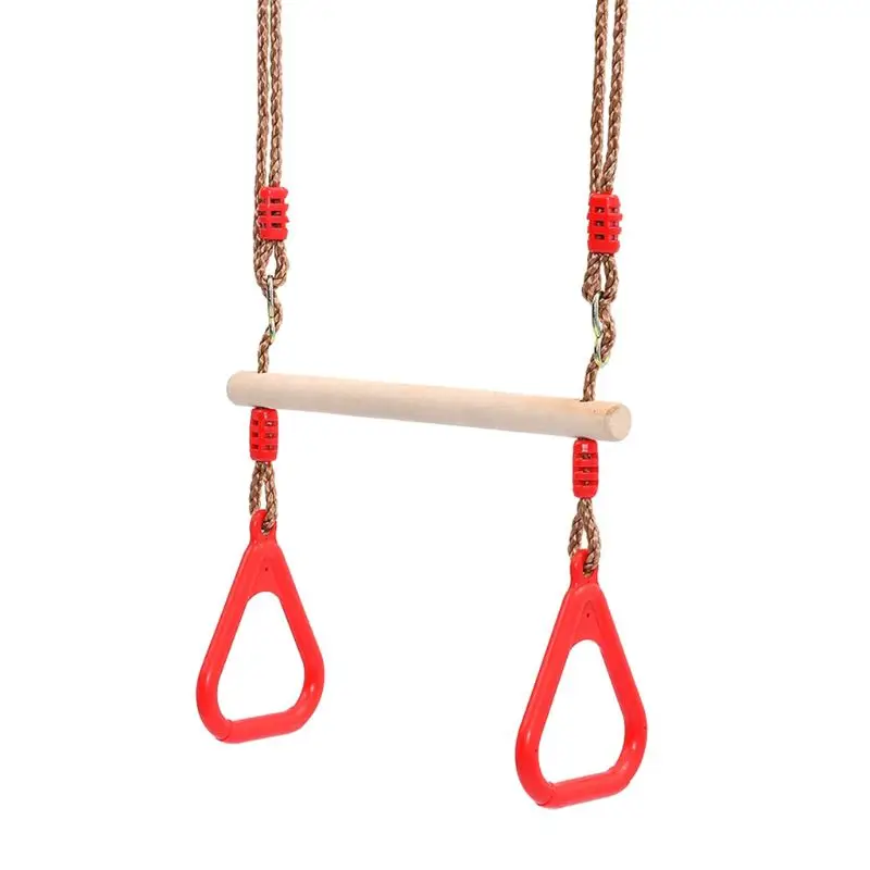 Kids Adult Indoor Outdoor Wooden Trapeze Swing Bar with Plastic Rings for Children Sport
Kids Adult Indoor Outdoor Wooden Trapeze Swing Bar with Plastic Rings for Children Sport