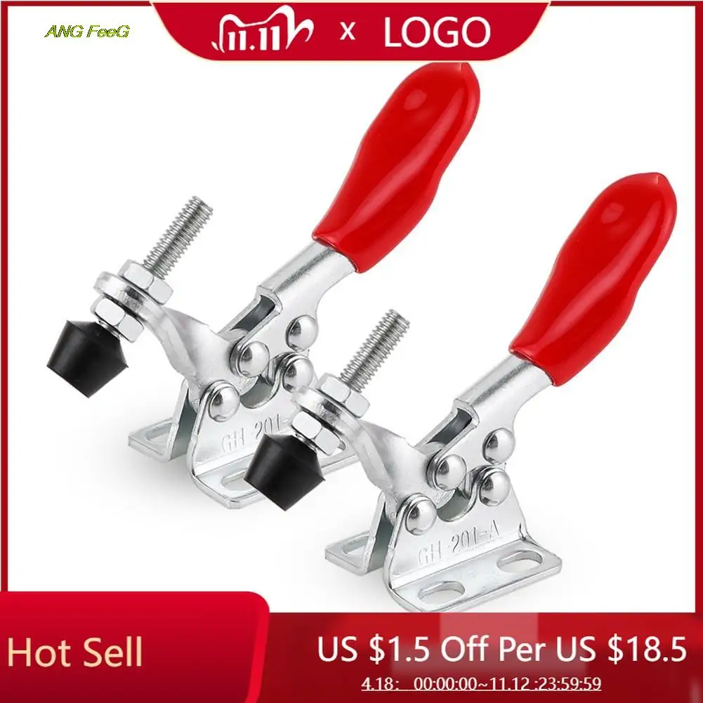 2Pcs GH-201A 27Kg Quick Release Toggle Clamps Horizontal Clamp U-shaped Bar Hand Clip Woodworking Tool For Wood Circuit Boards
2Pcs GH-201A 27Kg Quick Release Toggle Clamps Horizontal Clamp U-shaped Bar Hand Clip Woodworking Tool For Wood Circuit Boards