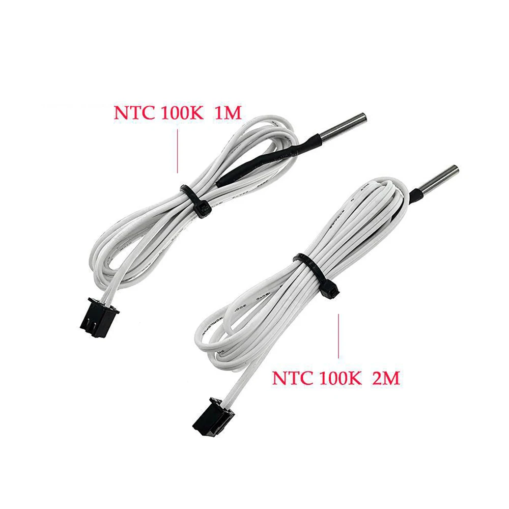 1M/2M HT-NTC100K Thermistor Temperature Sensor For High Temperature Filament 350 Degrees Hotend Kit B3950 For 3D Printer Parts
1M/2M HT-NTC100K Thermistor Temperature Sensor For High Temperature Filament 350 Degrees Hotend Kit B3950 For 3D Printer Parts