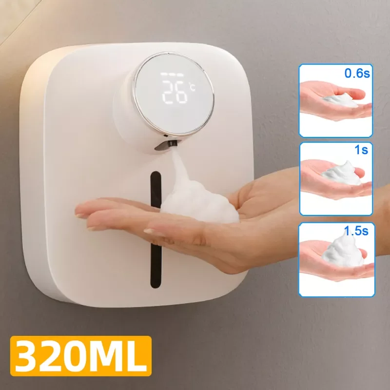 Induction Hand Washer Wall-mounted Rechargeable Temperature Display Foam Hand Sanitizer Machine Liquid Soap Dispensers
Induction Hand Washer Wall-mounted Rechargeable Temperature Display Foam Hand Sanitizer Machine Liquid Soap Dispensers