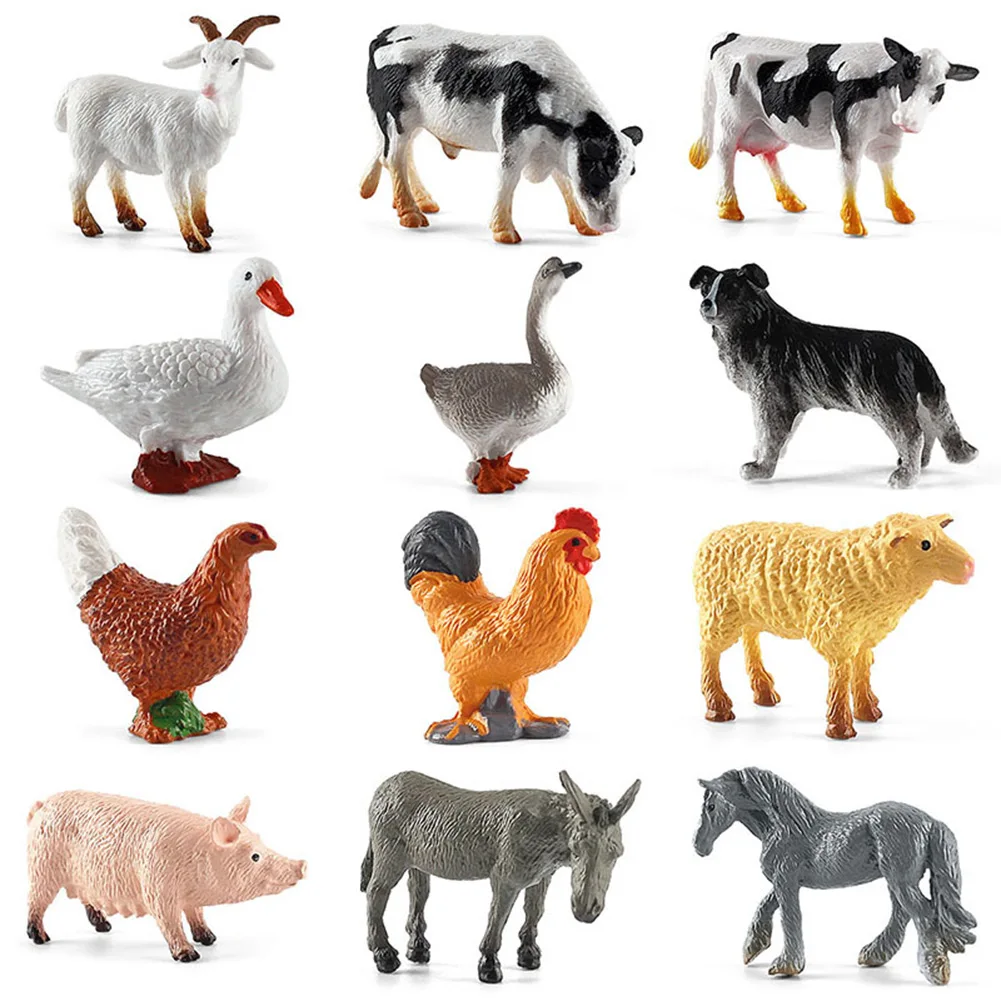 12pcs Mini Simulation Animal Toys Kits Animal Simulation Toys Kids Brain Toys Simulation Poultry Plastic Toy Ornaments
12pcs Mini Simulation Animal Toys Kits Animal Simulation Toys Kids Brain Toys Simulation Poultry Plastic Toy Ornaments