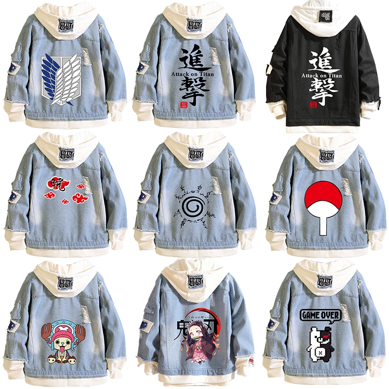 Adult Anime Cosplay Padded Jacket Attack on Titan Demon Slayer Color Printed Denim Coat Unisex Fashion Loose Spring Costume
Adult Anime Cosplay Padded Jacket Attack on Titan Demon Slayer Color Printed Denim Coat Unisex Fashion Loose Spring Costume