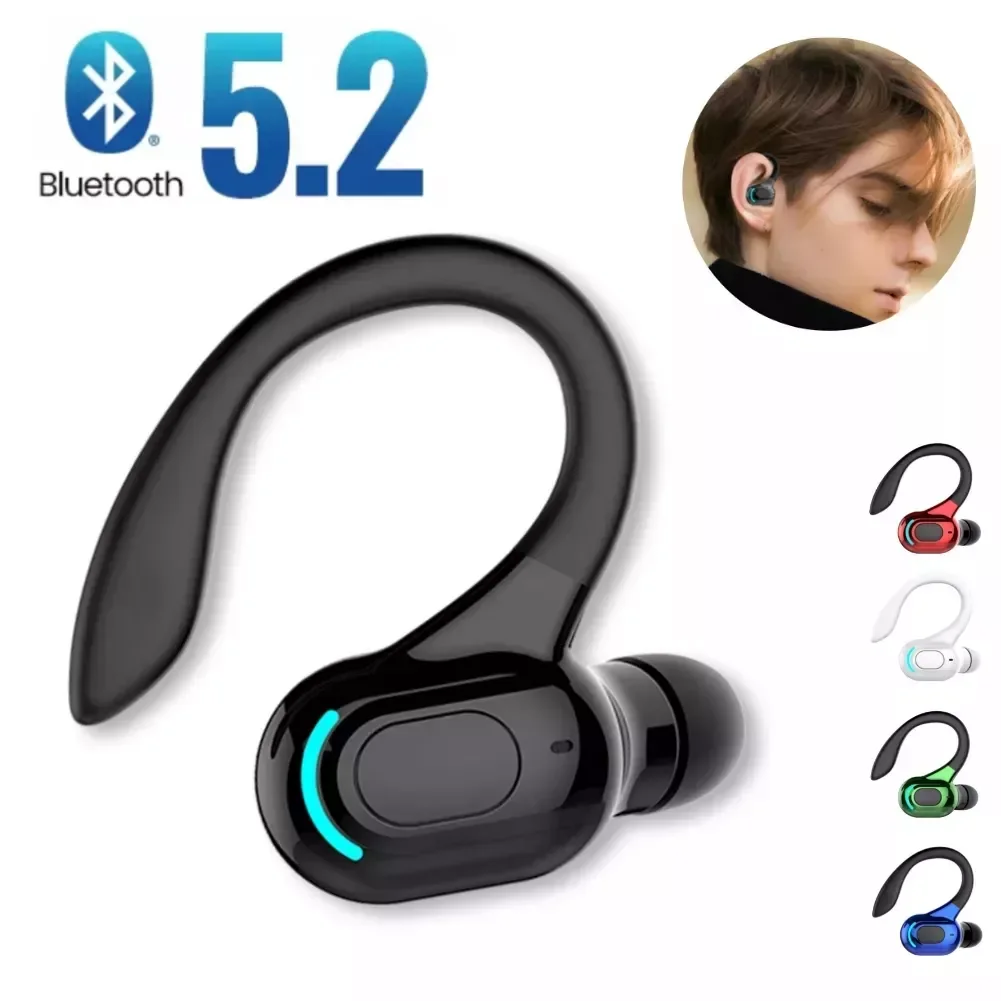 Bluetooth Compatible Earphone Bluetooth5.2 Headphones Sports Headset Ear Hooks Music Gaming In-ear Earphone Earbuds
Bluetooth Compatible Earphone Bluetooth5.2 Headphones Sports Headset Ear Hooks Music Gaming In-ear Earphone Earbuds