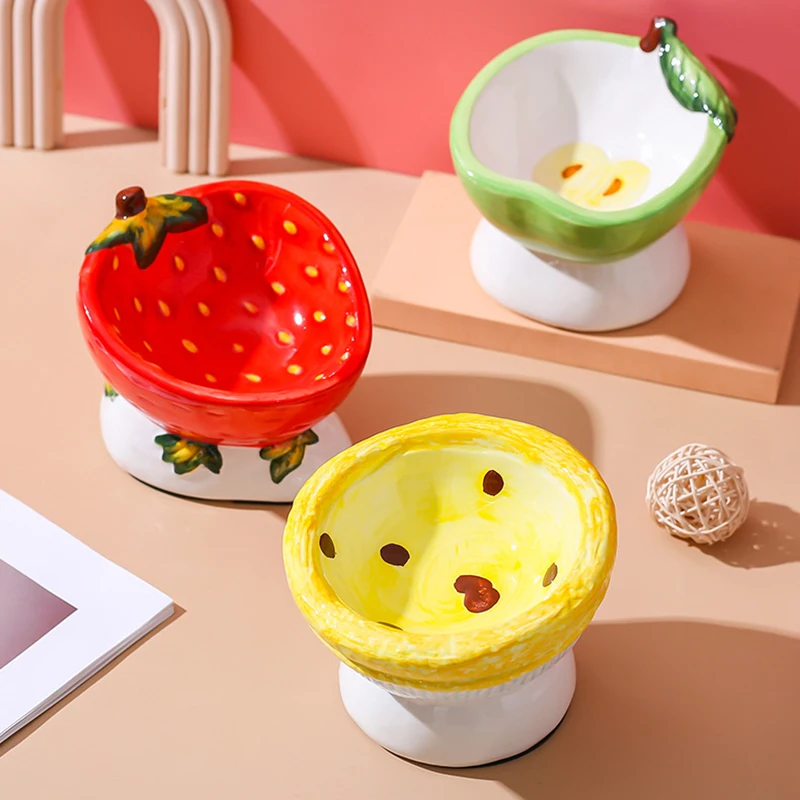 Керамическая миска для кошек, кормушки для еды домашних животных, ручная роспись, в форме фруктов, для маленьких собак
Керамическая миска для кошек, кормушки для еды домашних животных, ручная роспись, в форме фруктов, для маленьких собак