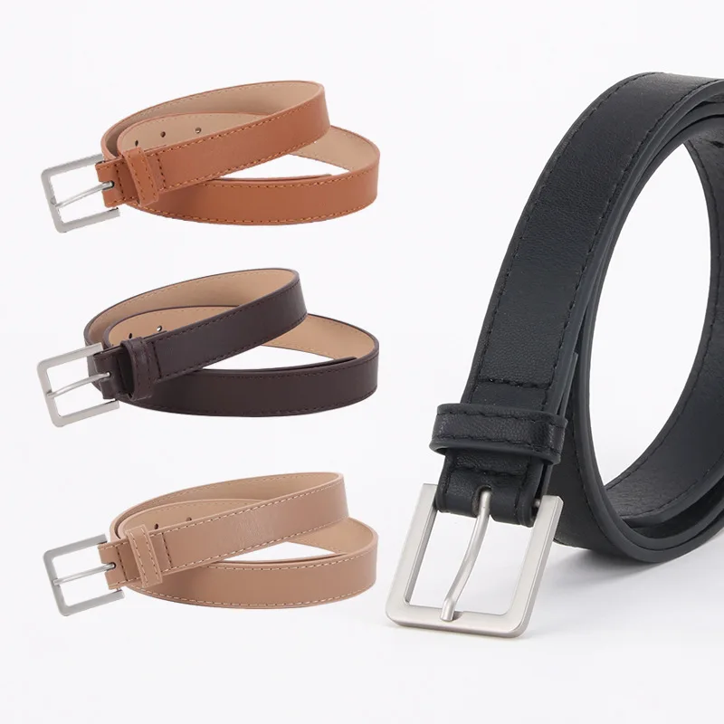 GOOWAIL Women's Belts Simple Style Garments Accessories Durable Square Metal Pin Buckle Versatile Match Jeans Dress Waistband
GOOWAIL Women's Belts Simple Style Garments Accessories Durable Square Metal Pin Buckle Versatile Match Jeans Dress Waistband