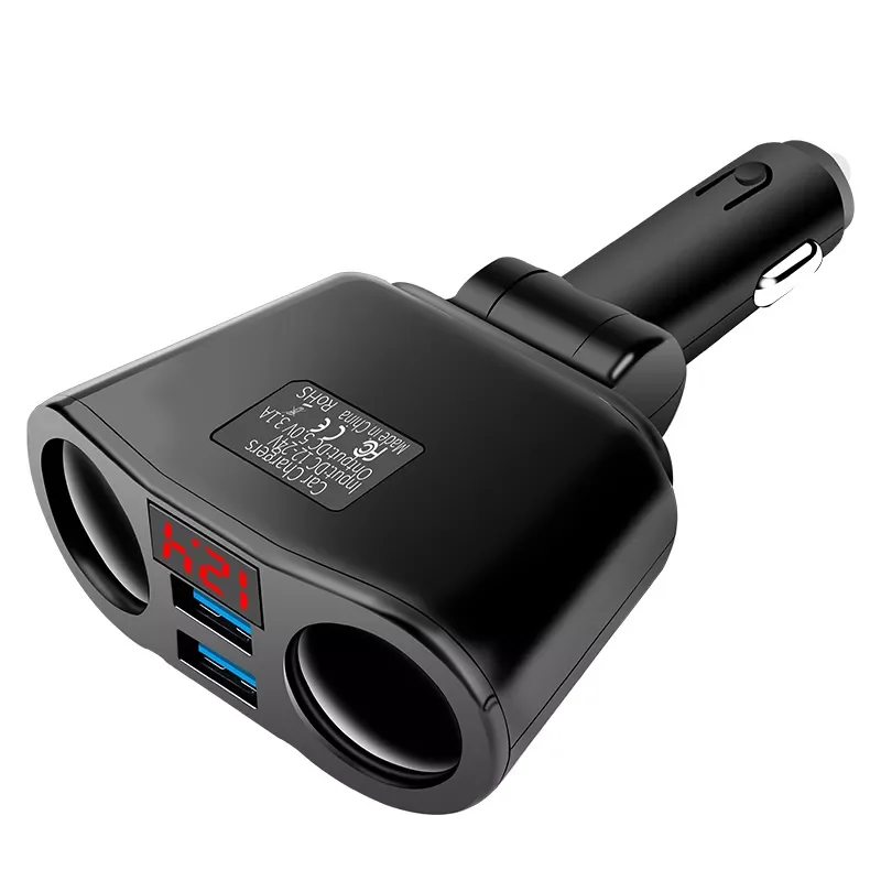 Car Cigarette Lighter Socket Splitter Adapter 3.1A USB Charger For 12-24V Car SUV Off-Road Vehicle For Phone MP3 DVR Accessories
Car Cigarette Lighter Socket Splitter Adapter 3.1A USB Charger For 12-24V Car SUV Off-Road Vehicle For Phone MP3 DVR Accessories