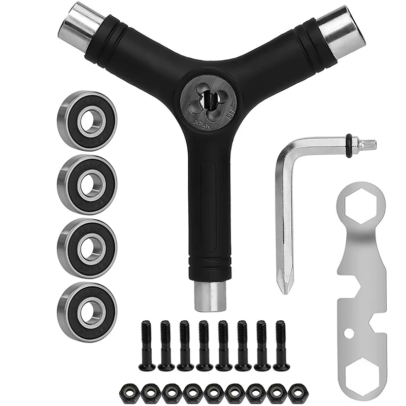 Skateboard Y Tool Wrench Portable All-In-One Skateboard Y Tool Multifunction 608-RS Ball Bearing Skateboard Screws
Skateboard Y Tool Wrench Portable All-In-One Skateboard Y Tool Multifunction 608-RS Ball Bearing Skateboard Screws