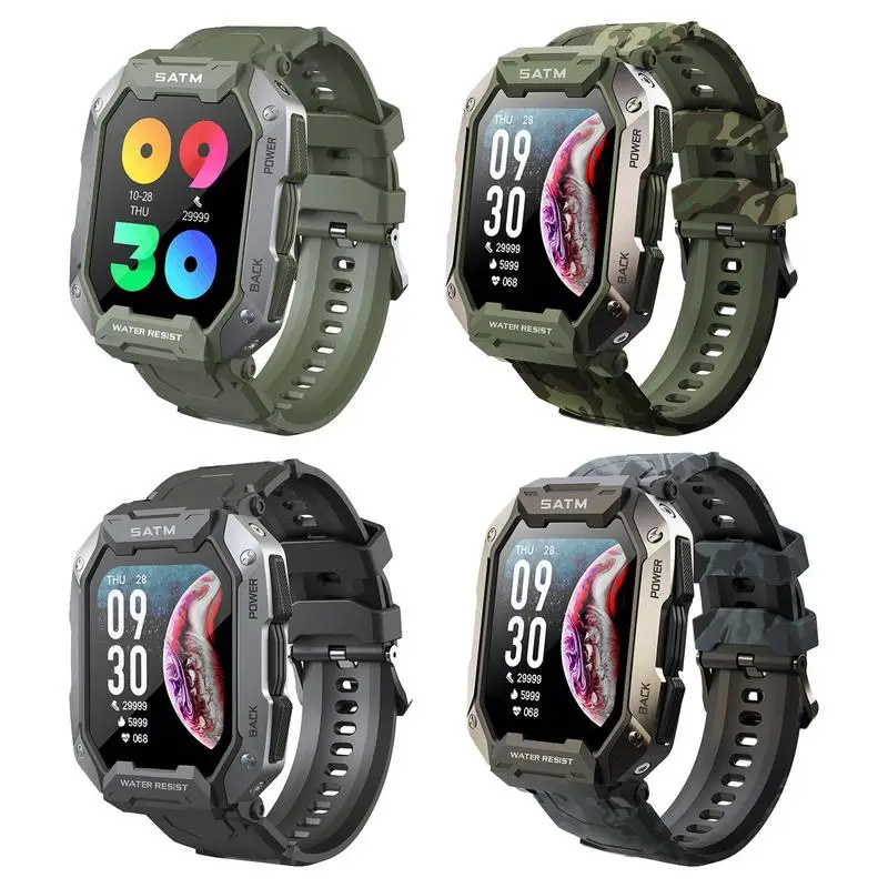 Tacticals Sports Smartwatch 1.71in Tacticals Sport Rugged Smartwatch Fitness Trackers Watch With Heart Rate Waterproof Run Sport
Tacticals Sports Smartwatch 1.71in Tacticals Sport Rugged Smartwatch Fitness Trackers Watch With Heart Rate Waterproof Run Sport