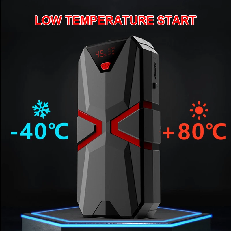 600A 66800mAh Jump Starter for Cars Starting Device Power Bank Auto Battery Booster Emergency Starting Charger 12V Vehicles
600A 66800mAh Jump Starter for Cars Starting Device Power Bank Auto Battery Booster Emergency Starting Charger 12V Vehicles