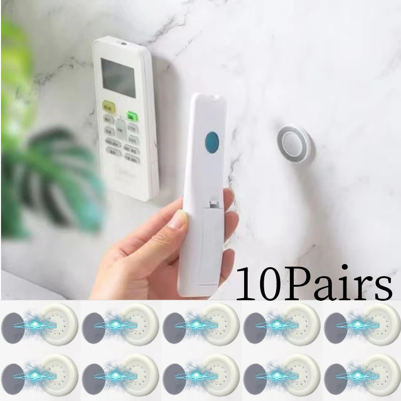 10 Pairs Magnetic Hooks Wall Mount Anti-Lost Remote Control Holder Fridge Sticker Home Organizer Hooks
10 Pairs Magnetic Hooks Wall Mount Anti-Lost Remote Control Holder Fridge Sticker Home Organizer Hooks