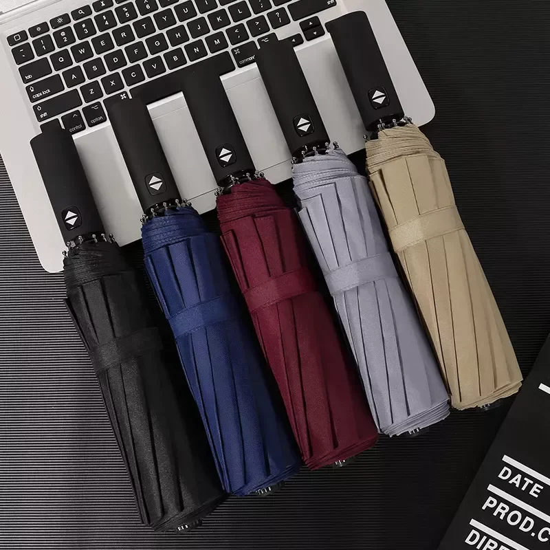 Big Umbrella Fully Automatic 12 Bones Fold Umbrella Men Business 3 Folding Sunny and Rainy Umbrella Outdoor Umbrella
Big Umbrella Fully Automatic 12 Bones Fold Umbrella Men Business 3 Folding Sunny and Rainy Umbrella Outdoor Umbrella
