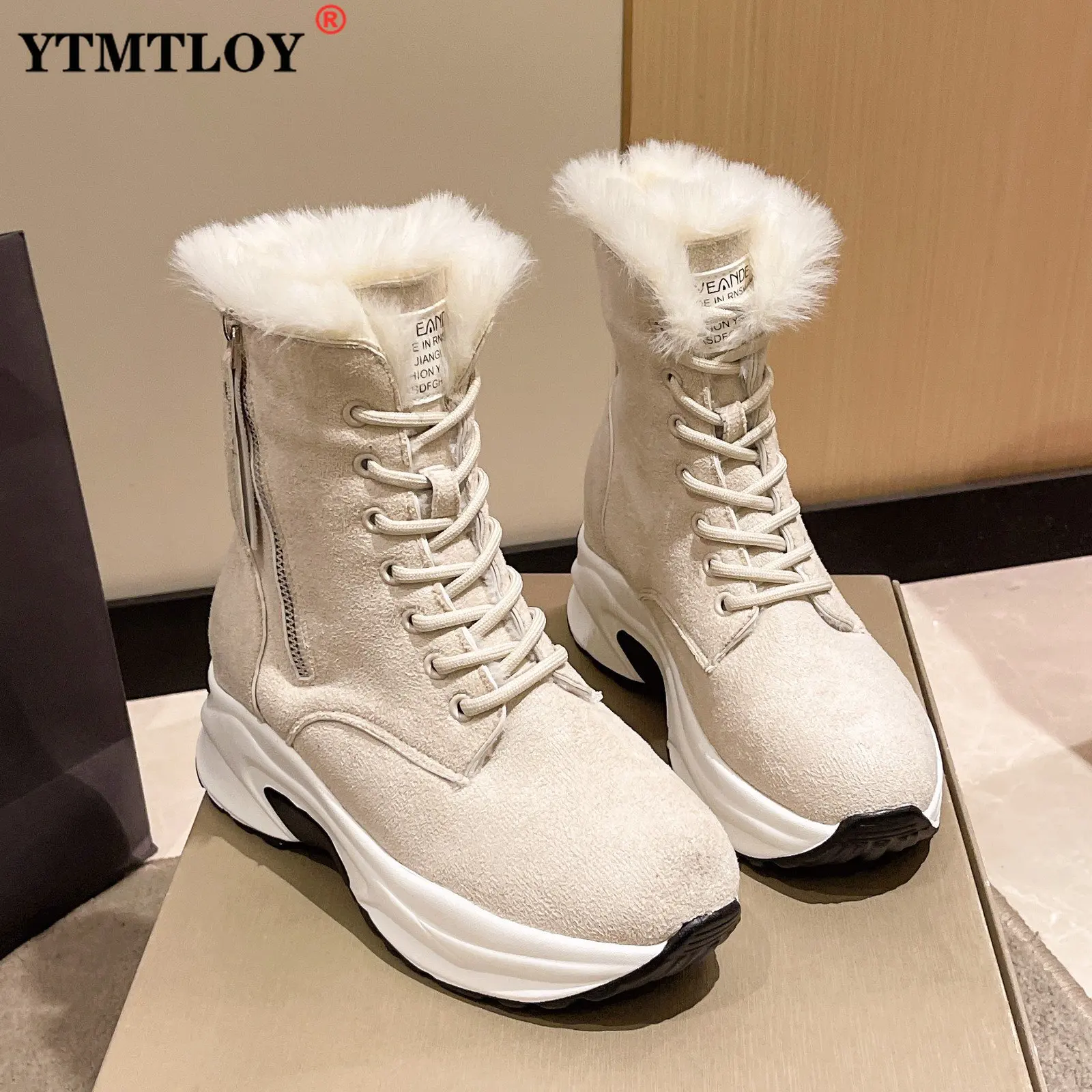 Женские зимние высокие плюшевые теплые ботинки, женские белые ботинки на молнии, женские ботинки на платформе
Женские зимние высокие плюшевые теплые ботинки, женские белые ботинки на молнии, женские ботинки на платформе