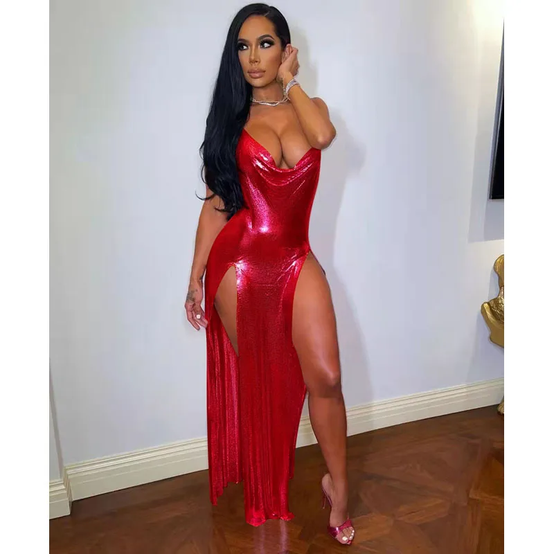 Sexy Dress Spring Summer Irregular Halterneck Nightclub Evening Party Maxi Dresses for Women Y2k Clothes Streetwear Wholesale
Sexy Dress Spring Summer Irregular Halterneck Nightclub Evening Party Maxi Dresses for Women Y2k Clothes Streetwear Wholesale