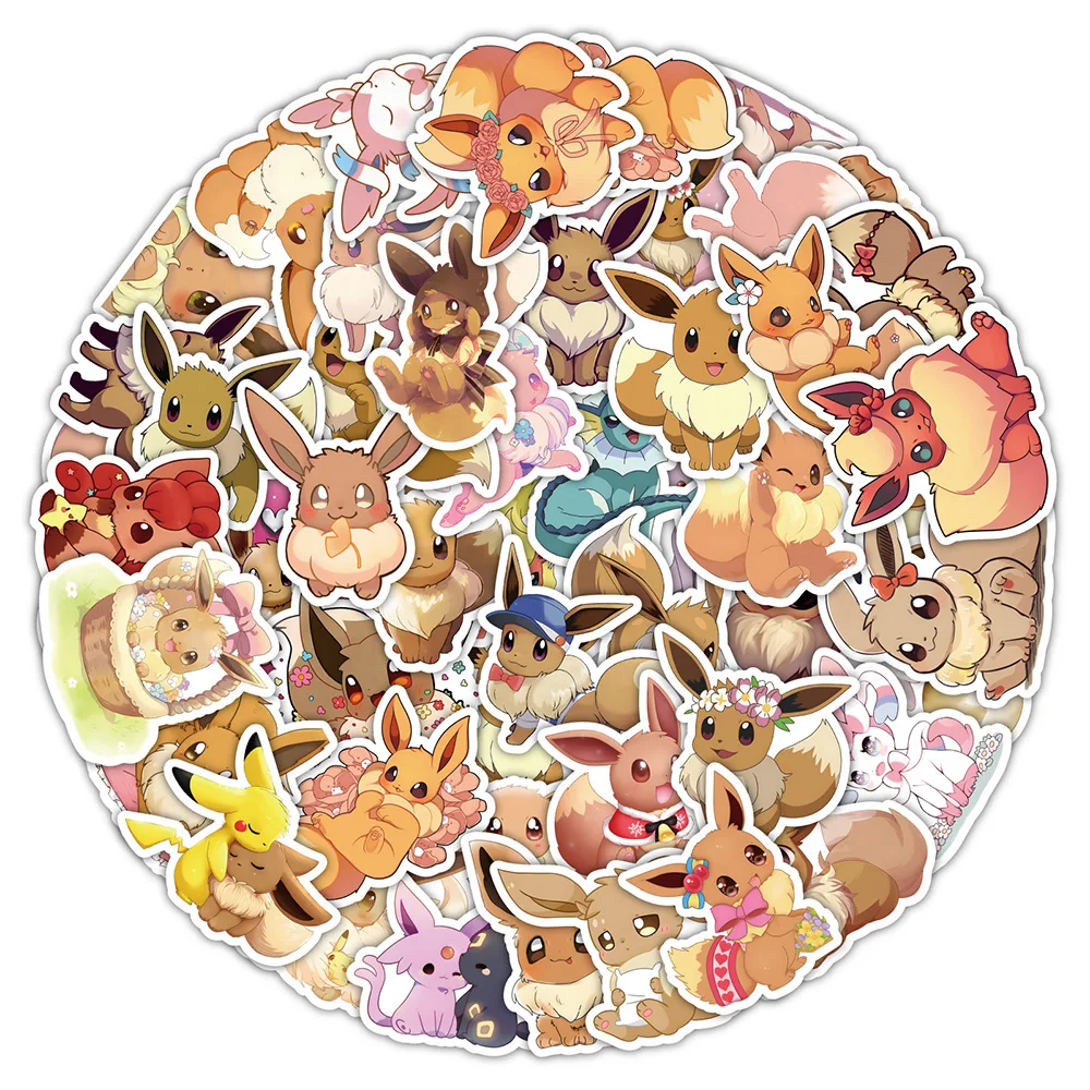 100pcs Cute Cartoon Anime Pokemon Eevee Graffiti Stickers Decal Laptop Motorcycle Scrapbook Phone Waterproof Sticker Toy
100pcs Cute Cartoon Anime Pokemon Eevee Graffiti Stickers Decal Laptop Motorcycle Scrapbook Phone Waterproof Sticker Toy