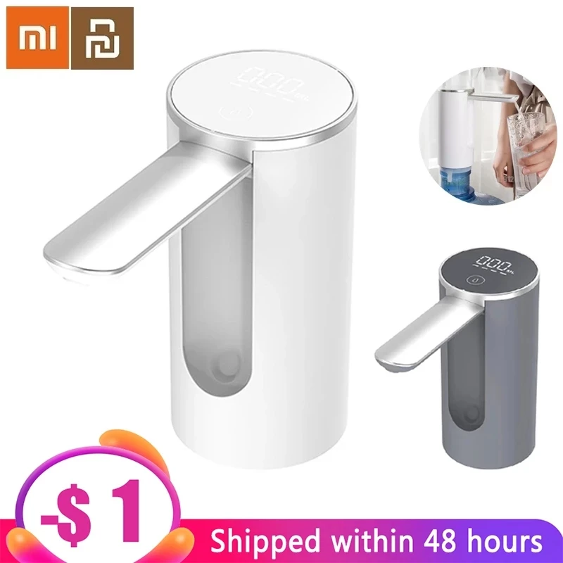 Электрический водяной насос Xiaomi складной диспенсер с ЖК-дисплеем и кнопкой USB