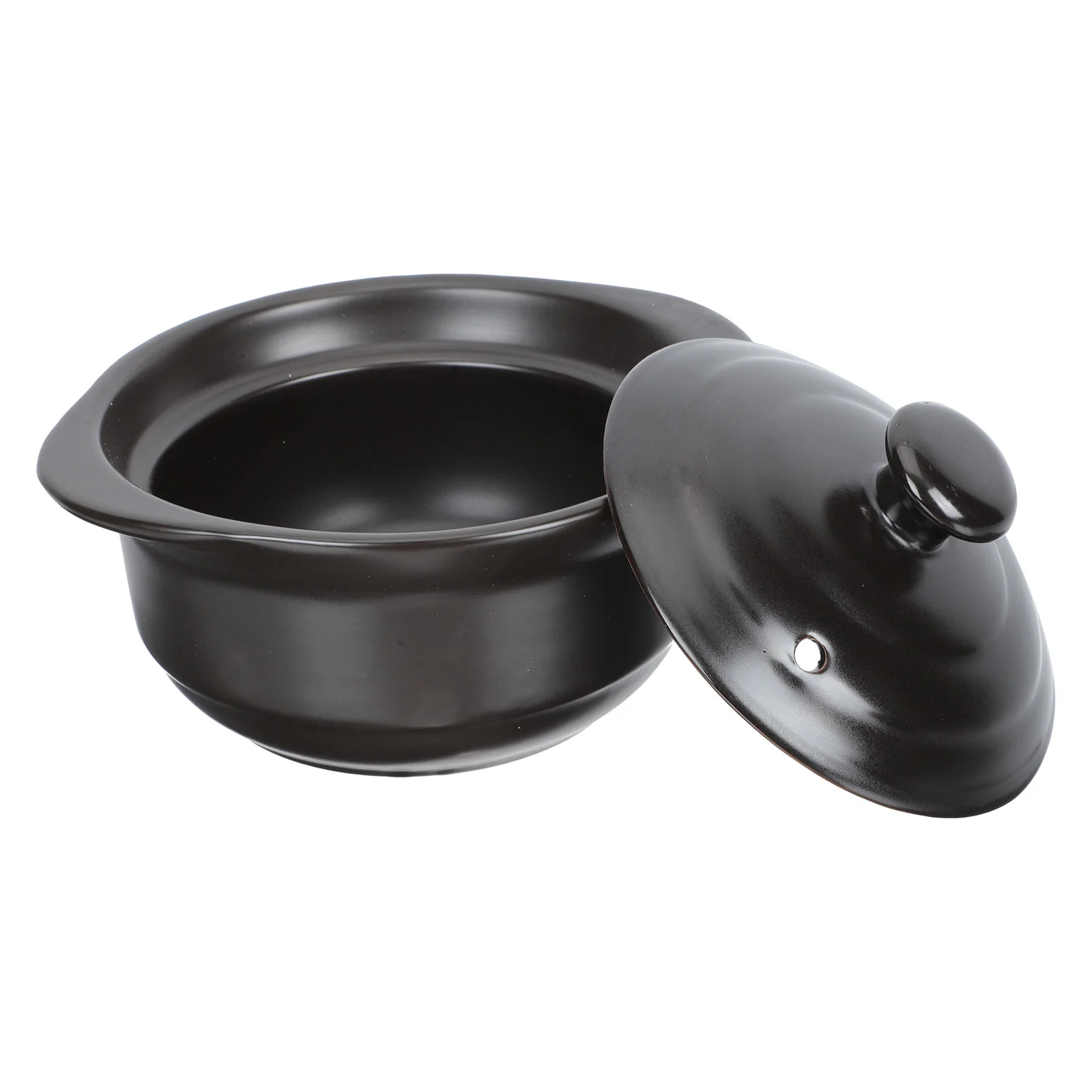 

Soup Pot Lid Steaming Cup Soup Bowls Lids Cooking Pot Braising Pan Lid Ceramic Stew Bowl Bakeware Casserole