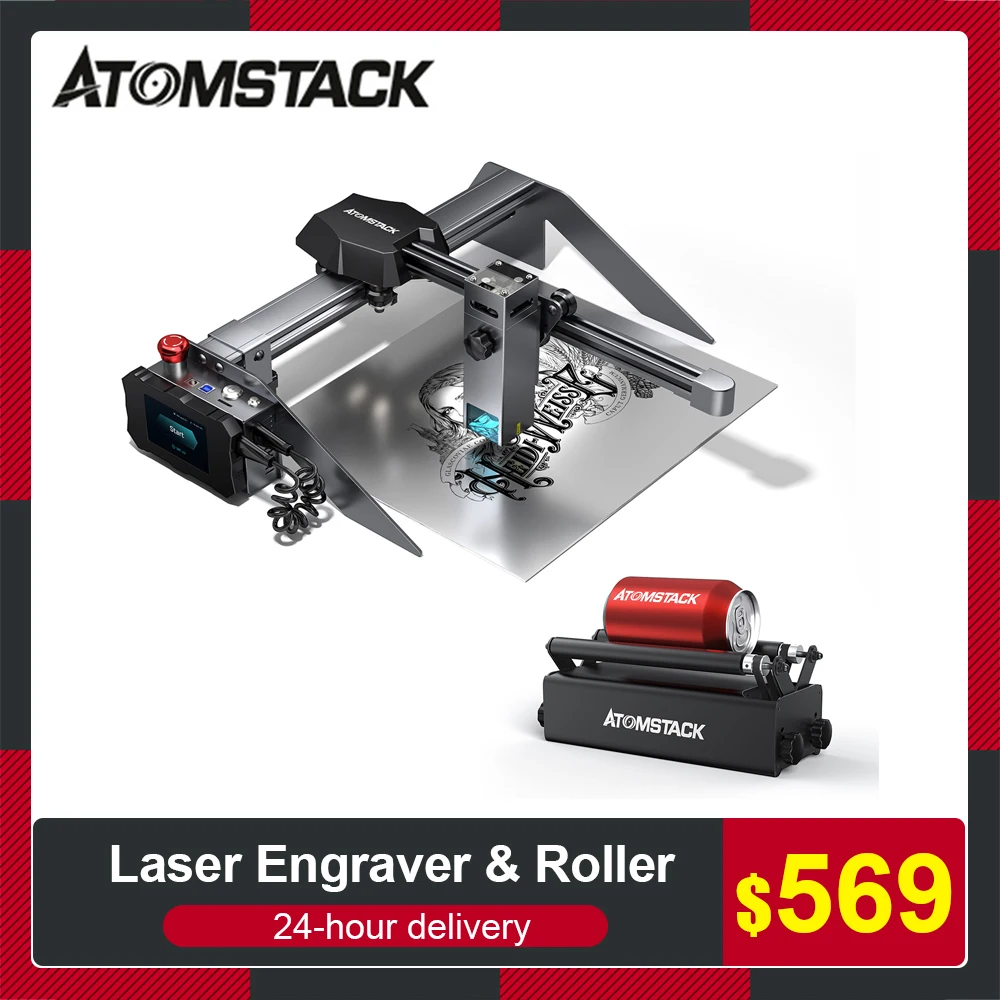 ATOMSTACK P9 M50 CNC Desktop Laser Engraving Cutting Machine 220*250mm Engraving Area Fixed-Focus Laser with Eye Protection
ATOMSTACK P9 M50 CNC Desktop Laser Engraving Cutting Machine 220*250mm Engraving Area Fixed-Focus Laser with Eye Protection